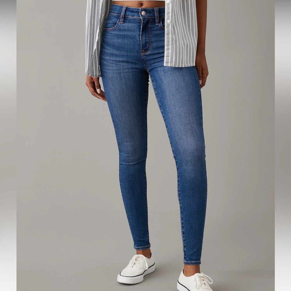 AE Next Level Super Hi-Rise Jegging size 0 Short